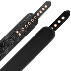 BEGME - COLLIER ÉDITION NOIRE AVEC PINCES À TÉTONS DOUBLÉES EN NÉOPRÈNE