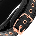 BEGME - COLLIER ÉDITION NOIRE AVEC PINCES À TÉTONS DOUBLÉES EN NÉOPRÈNE
