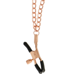 BEGME - COLLIER ÉDITION NOIRE AVEC PINCES À TÉTONS DOUBLÉES EN NÉOPRÈNE