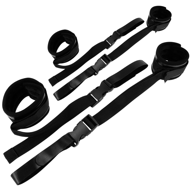 Menottes d'entrave OHMAMA FETISH en nylon et Velcro