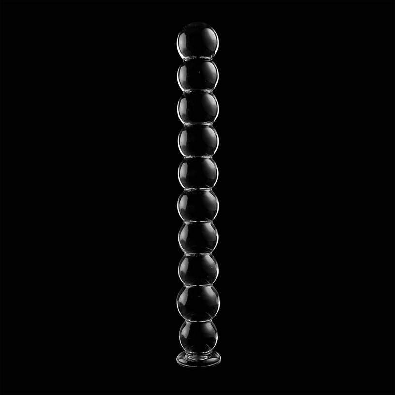 GAMME NEBULA BY IBIZA - GODEMICHET MODÈLE 22 EN VERRE BOROSILICATE TRANSPARENT 21,5 CM -O- 2,5 CM