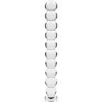 GAMME NEBULA BY IBIZA - GODEMICHET MODÈLE 22 EN VERRE BOROSILICATE TRANSPARENT 21,5 CM -O- 2,5 CM