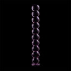 SÉRIE NEBULA PAR IBIZA - MODÈLE 22 GODEMICHET VERRE BOROSILICATE ROSE 21,5 CM -O- 2,5 CM