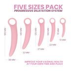 INTIMICHIC - ENSEMBLE DE DILATATEURS EN SILICONE 5 PIÈCES