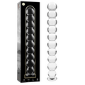 GAMME NEBULA BY IBIZA - GODEMICHET MODÈLE 22 EN VERRE BOROSILICATE TRANSPARENT 21,5 CM -O- 2,5 CM