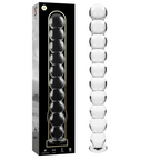 GAMME NEBULA BY IBIZA - GODEMICHET MODÈLE 22 EN VERRE BOROSILICATE TRANSPARENT 21,5 CM -O- 2,5 CM