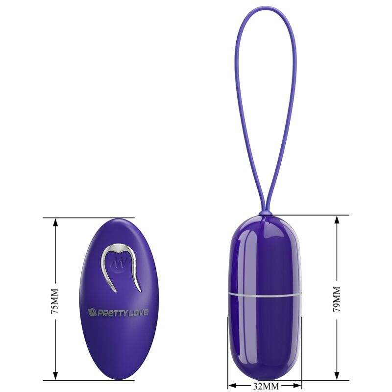 PRETTY LOVE - ŒUF VIBRANT TÉLÉCOMMANDÉ ARVIN VIOLET