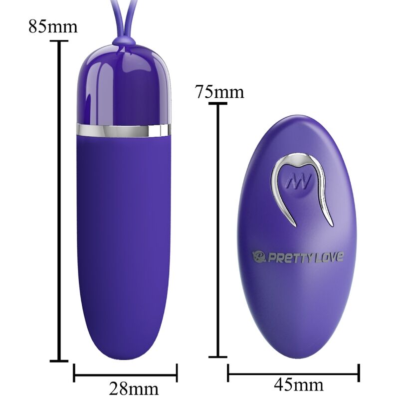 PRETTY LOVE - DARLENE JEUNE VIOLET MINI VIBREUR BALLE