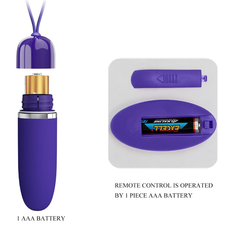 PRETTY LOVE - DARLENE JEUNE VIOLET MINI VIBREUR BALLE
