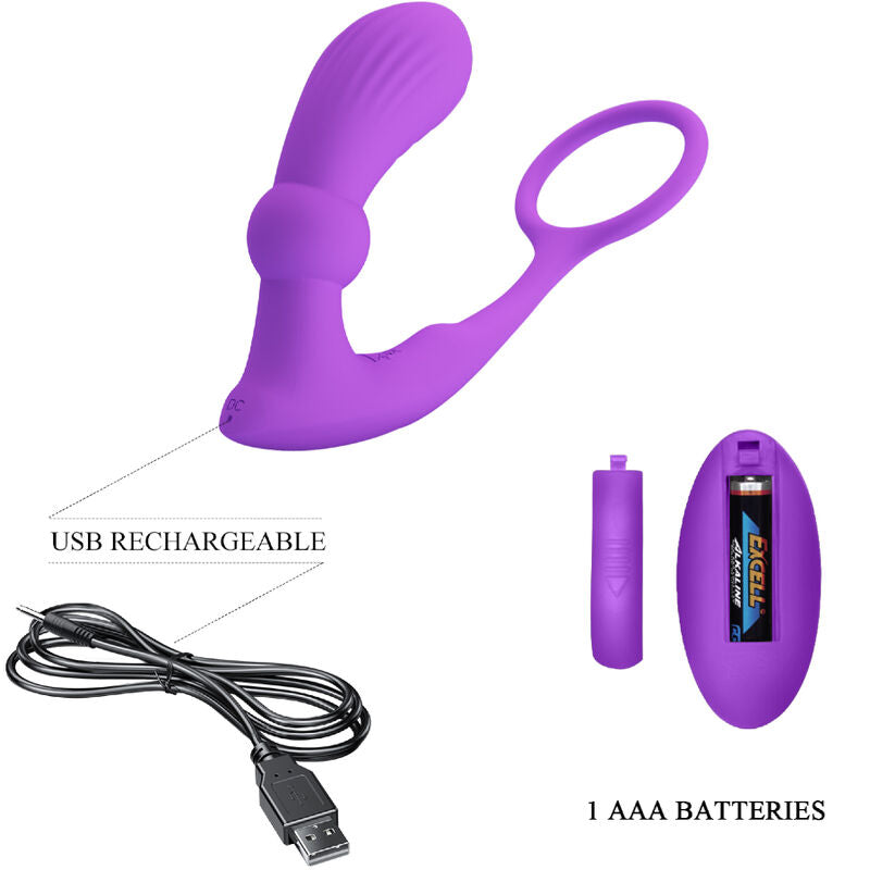 PRETTY LOVE - WARREN VIOLET ANNEAU ANAL & VIBRATEUR