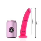 DELTA CLUB - JOUETS GODEMICHET ROSE EN SILICONE MÉDICAL 17 CM -O- 3 CM