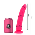 DELTA CLUB - JOUETS GODEMICHET ROSE SILICONE MÉDICAL 20 CM -O- 4 CM
