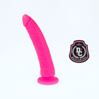 DELTA CLUB - JOUETS GODEMICHET ROSE EN SILICONE MÉDICAL 17 CM -O- 3 CM