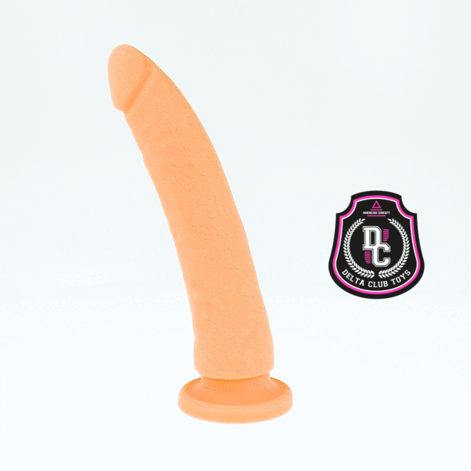 DELTA CLUB - GODEMICHET NATUREL EN SILICONE MÉDICAL 20 CM -O- 4 CM