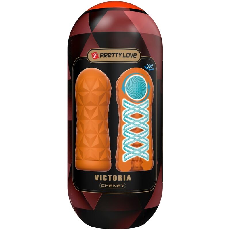 PRETTY LOVE - VICTORIA CHENEY MASTURBATEUR ORANGE