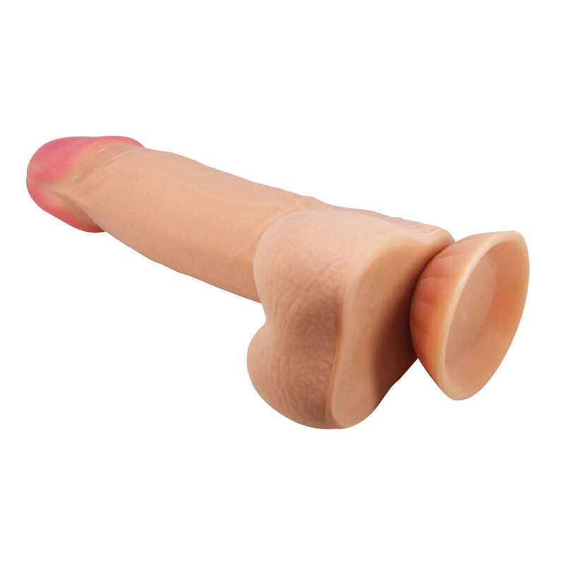 PRETTY LOVE - SÉRIE PEAU GLISSANTE GODEMICHET RÉALISTE AVEC VENTOUSE À PEAU GLISSANTE 21,8 CM