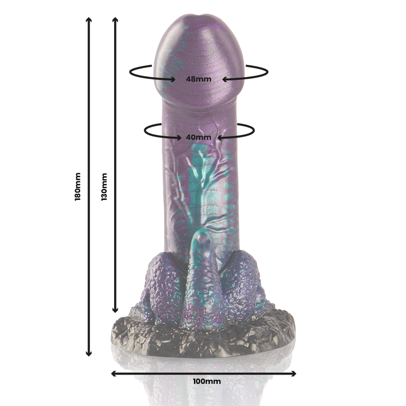 EPIC - GODEMICHET BASILIC DOUBLE PLAISIR ÉCAILLÉ PETITE TAILLE