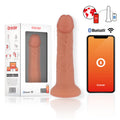 ONINDER - PETIT VIBROMASSEUR GODEMICHET BOGOTÁ 9 VITESSES NATUREL 17.5 CM -O- 4 CM - APPLICATION GRATUITE