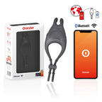 ONINDER - ANNEAU VIBRANT RECHARGEABLE ET RÉGLABLE PAMPA AVEC STIMULATEUR CLITORIDIEN 10 VITESSES - APPLICATION GRATUITE