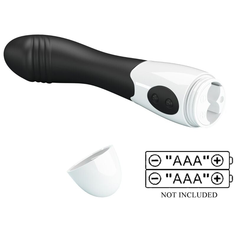 PRETTY LOVE - VIBROMASSEUR POINT G ÉLÉMENTAL 30 MODES NOIR