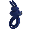 PRETTY LOVE - ANNEAU VIBRANT DOUBLE DAREY RABBIT BLEU