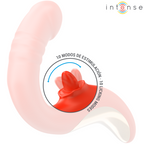 INTENSE - VIBREUR ET STIMULATEUR PAULINA EN U ROUGE