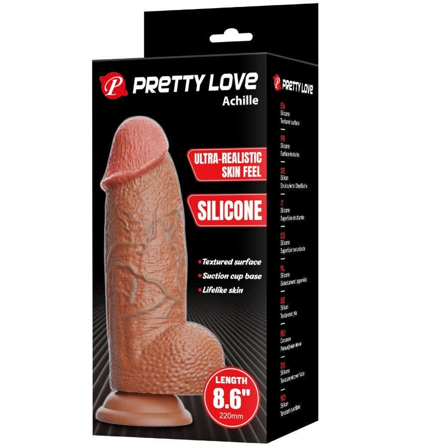 PRETTY LOVE - GODEMICHET ULTRA-RÉALISTE ACHILLE 22 CM