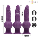 INTENSE - VIBREUR MULTIFONCTION TATUM AVEC VIBRATION HAUT ET BAS 24 CM VIOLET