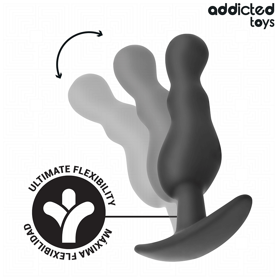ADDICTED TOYS - LOT DE 3 PLUGS ANALS EN SILICONE MODÈLE 1