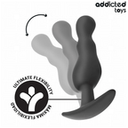 ADDICTED TOYS - LOT DE 3 PLUGS ANALS EN SILICONE MODÈLE 1