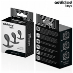 ADDICTED TOYS - LOT DE 3 PLUGS ANALS EN SILICONE MODÈLE 3