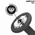 ADDICTED TOYS - LOT DE 3 PLUGS ANALS EN SILICONE AVEC BIJOUX