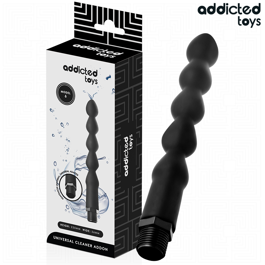 ADDICTED TOYS - NETTOYANT ANAL AVEC ADAPTATEUR UNIVERSEL MODÈLE 6
