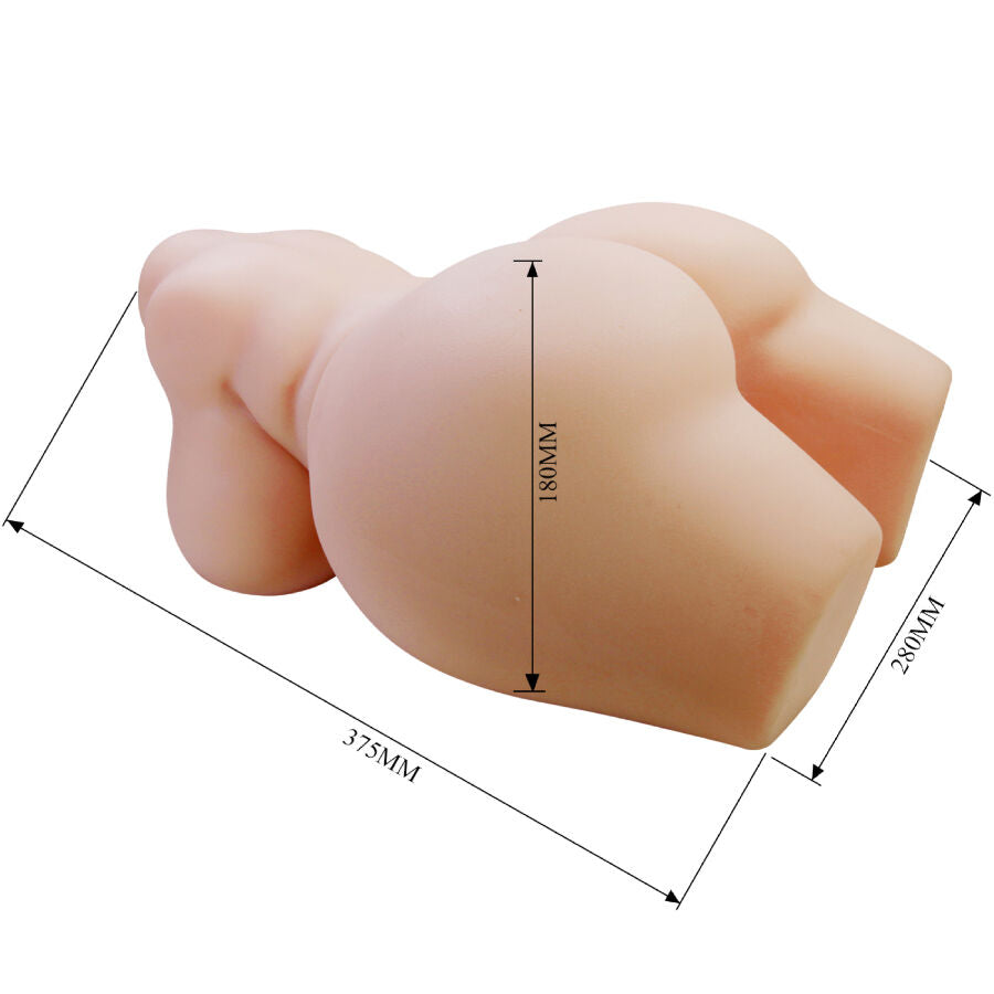 CRAZY BULL - GRACE TORSE FÉMININ RÉALISTE VAGIN ET ANUS 7.5 KG