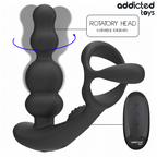 ADDICTED TOYS - MASSEUR DE PROSTATE ROTATIF TÉLÉCOMMANDÉ