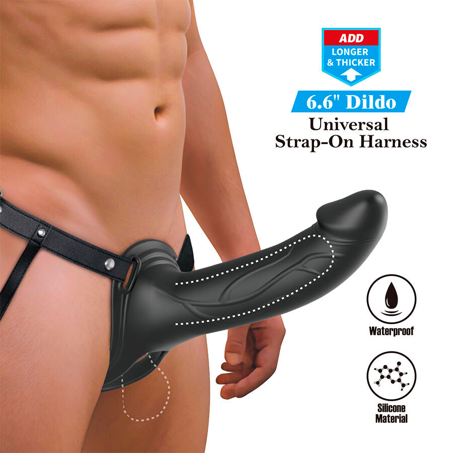 PRETTY LOVE - GODEMICHET VIBRANT STRAP-ON LANDON