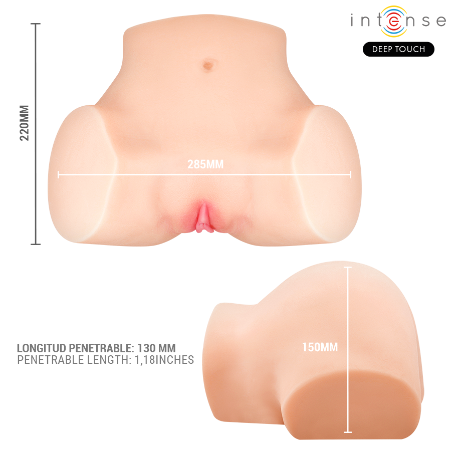 TOUCHER PROFOND INTENSE - MASTURBATEUR VAGINAL NICOLE AVEC SUCCION, CHAUFFAGE, VIBRATION ET EFFETS VOCAUX AVEC TÉLÉCOMMANDE 5,3 KG