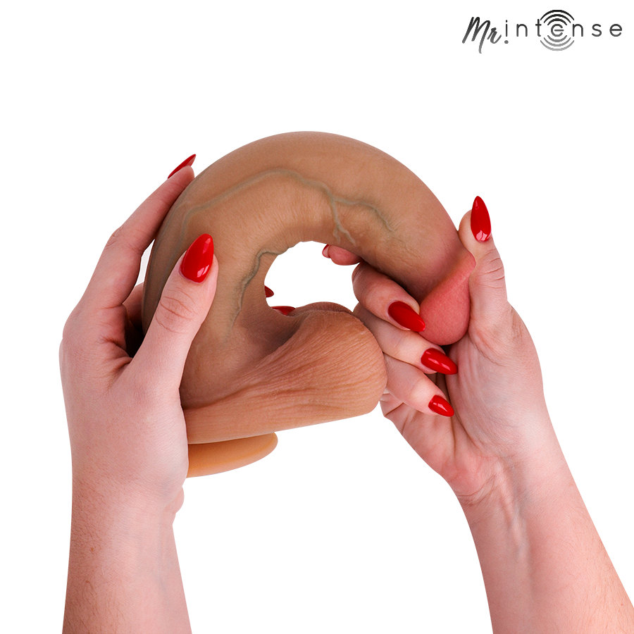 MR INTENSE - BRUCE XL GODEMICHET SILICONE AVEC TESTICULES 25,5 CM -Ø- 5,5 CM