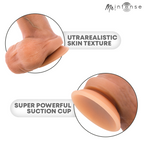 MR INTENSE - BRUCE XL GODEMICHET SILICONE AVEC TESTICULES 25,5 CM -Ø- 5,5 CM