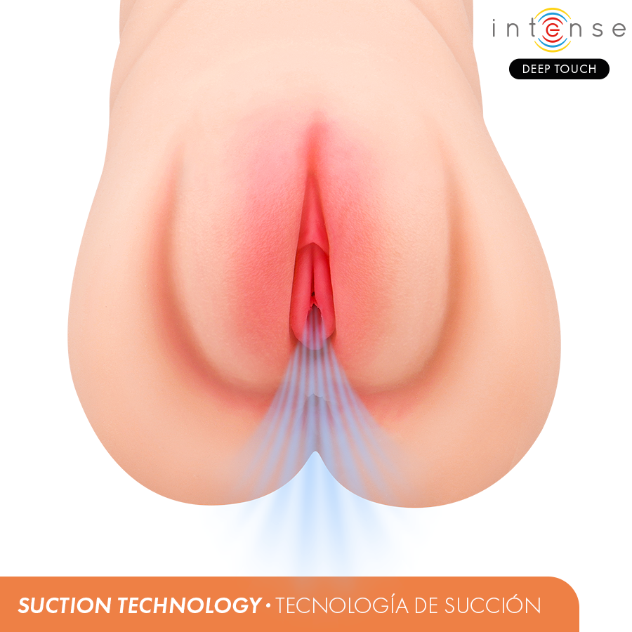 TOUCHER PROFOND INTENSE - MASTURBATEUR VAGINAL KRISTA AVEC SUCCION, VIBRATION ET EFFET VOCAL 1,2 KG