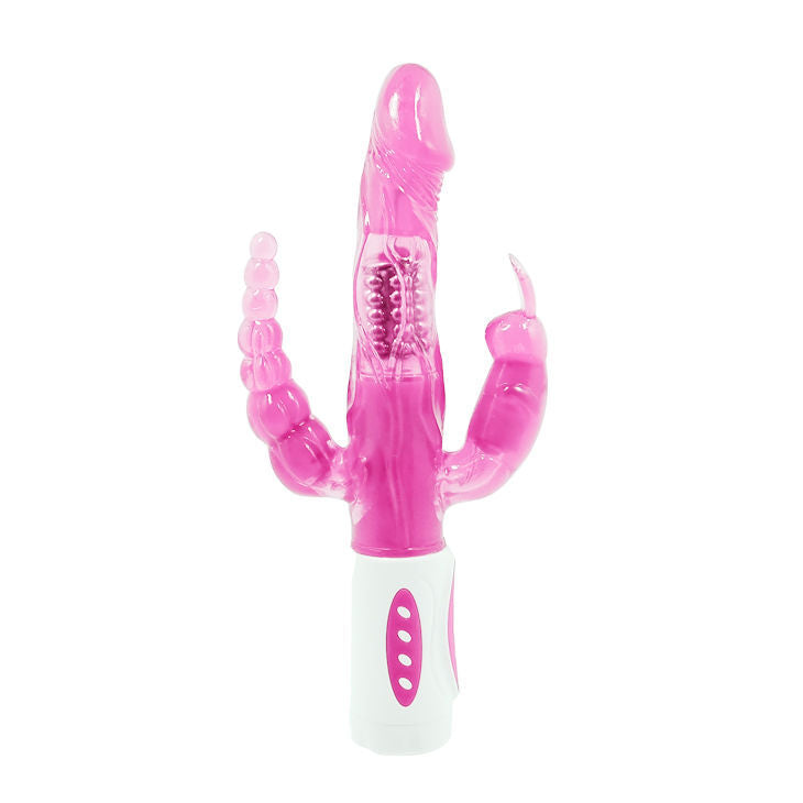 BAILE - TRIPLE VIBRATEUR ROTATIF PRETTY BUNNY