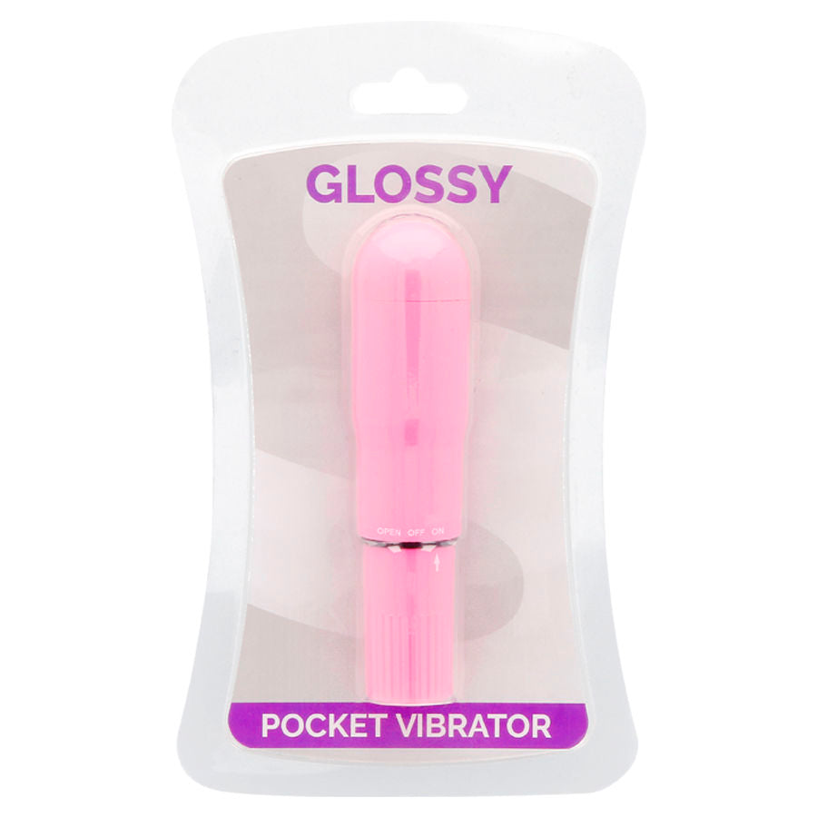 GLOSSY - VIBREUR DE POCHE ROSE PROFOND