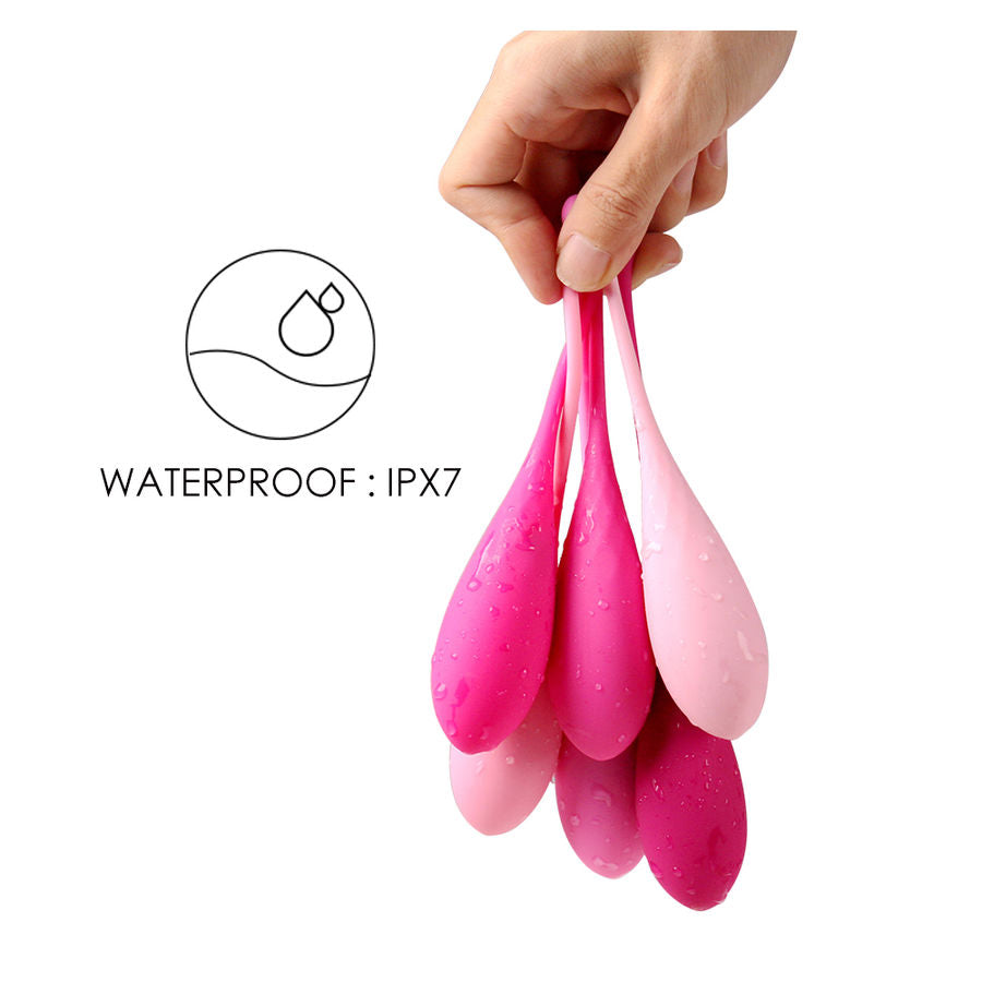 LESLIE - KIT D'EXERCICE DE MUSCLES PELVIENS KEGEL FIT 6 POIDS