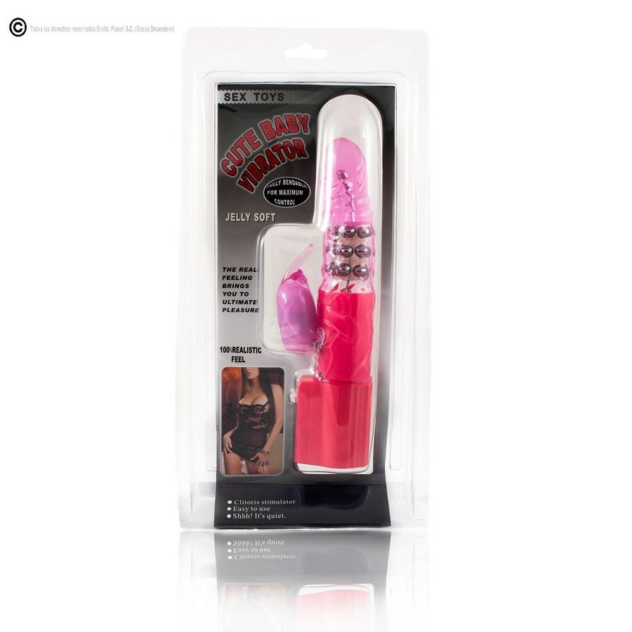 BAILE - LAPIN ROSE ROTATIF SUPER-STIMULATEUR