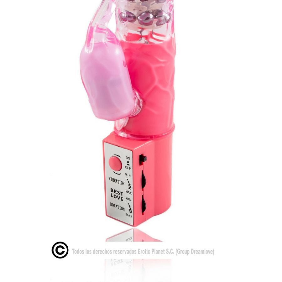 BAILE - LAPIN ROSE ROTATIF SUPER-STIMULATEUR